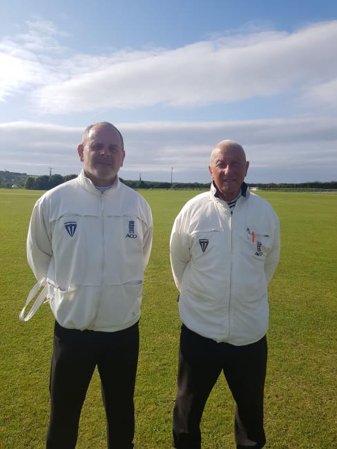 Umpires - Jon Willington and Allan Hansen
